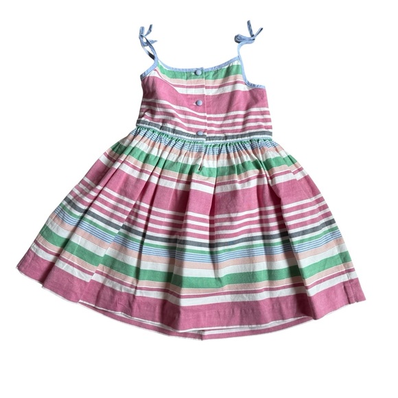 Ralph Lauren Multicolor Striped Dress with Bloomers - Picture 4 of 9